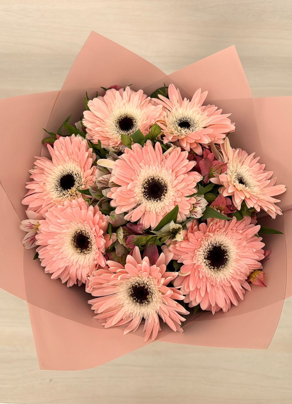 Ramo de gerberas rosas